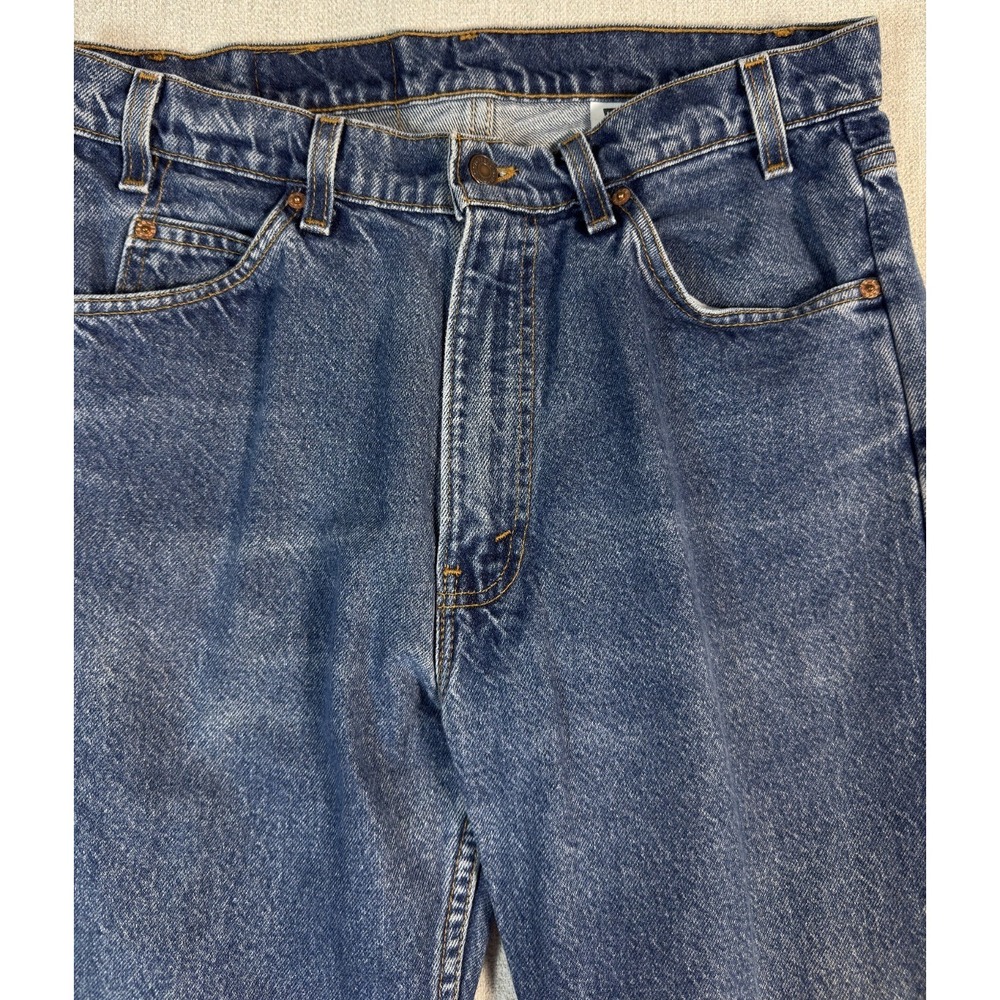 Vintage 90s Levis 505 Orange Tab Jeans Mens 34x30 (Fits 33x26.5) USA Made Faded - Picture 4 of 16